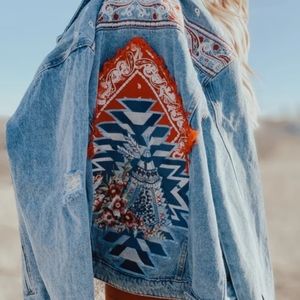 Embroidered Denim Jacket
